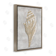 Patti Bishop | Grey Conch Drawing