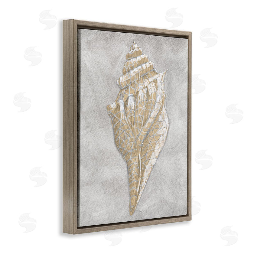 Patti Bishop | Grey Conch Drawing