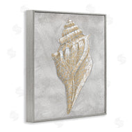 Patti Bishop | Grey Conch Drawing