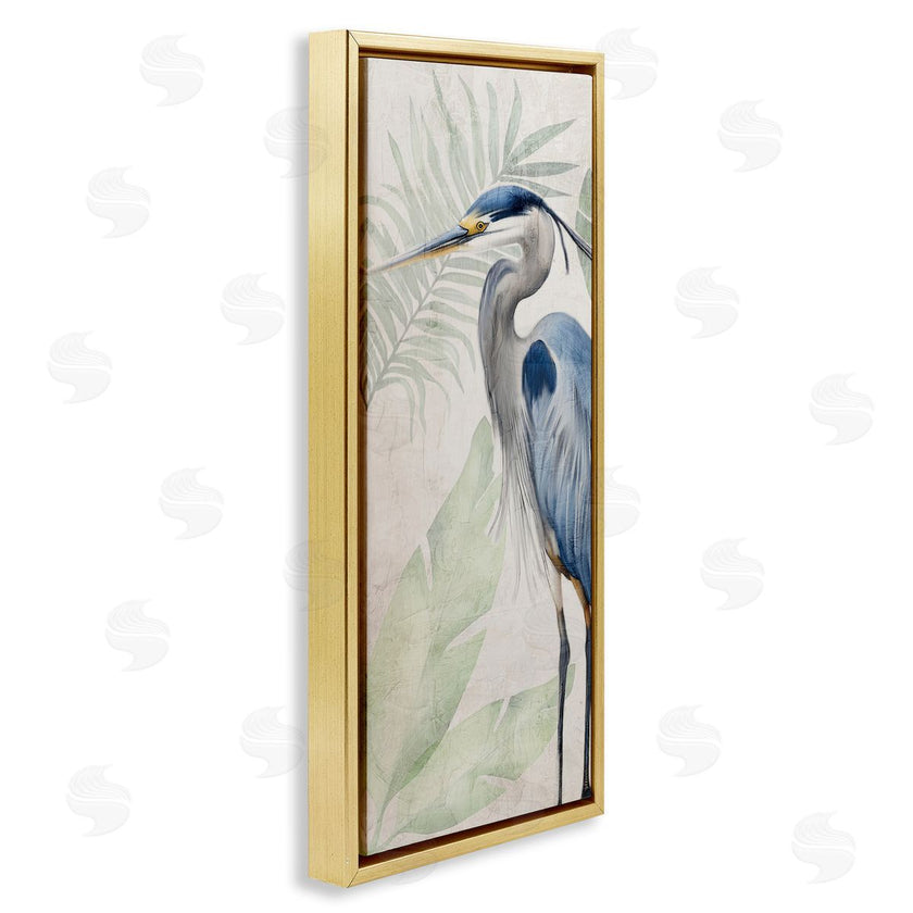 Kim Allen | Heron Portrait over Plants