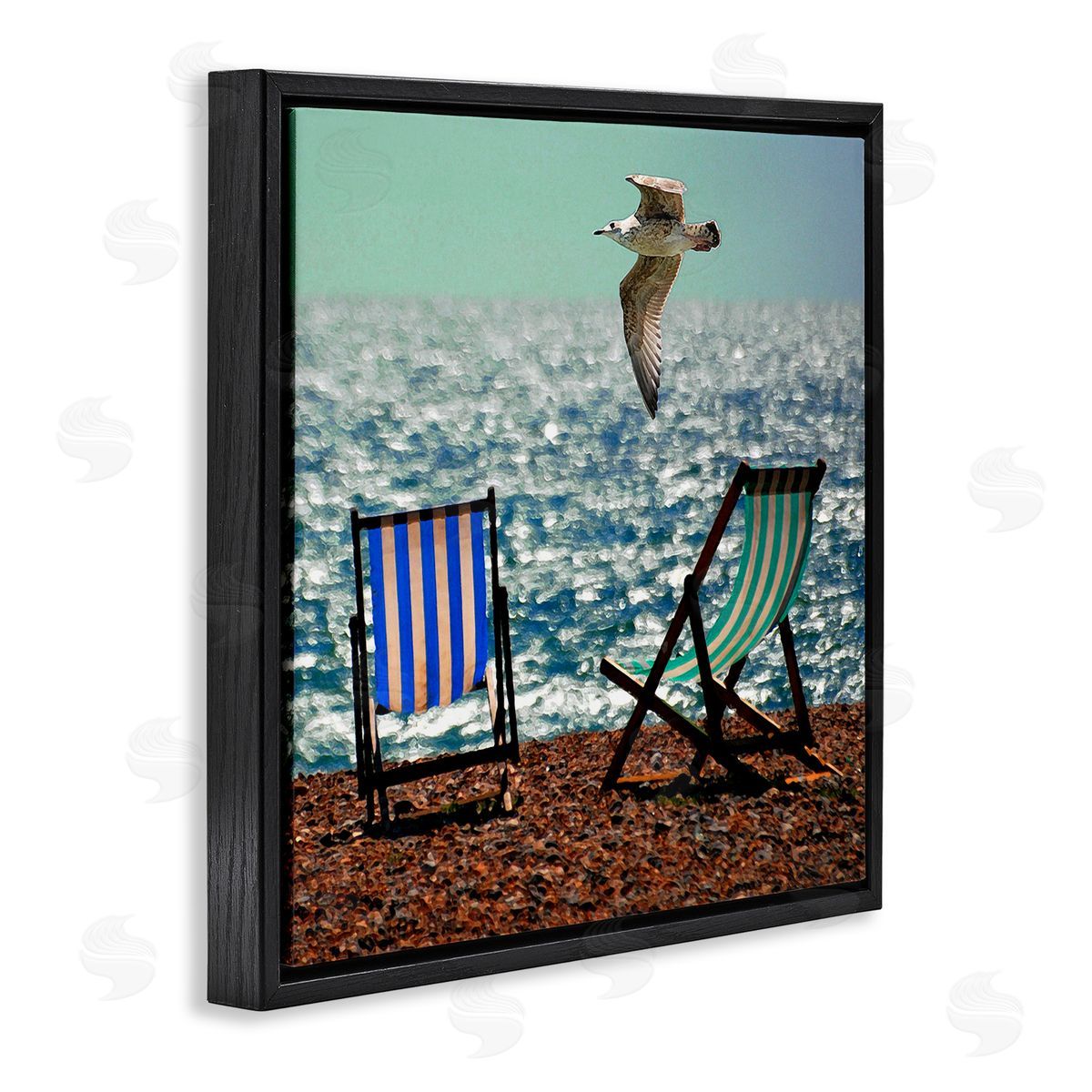 Marcus Prime Glorious Flight Beach Chairs Canvas Wall Art Print