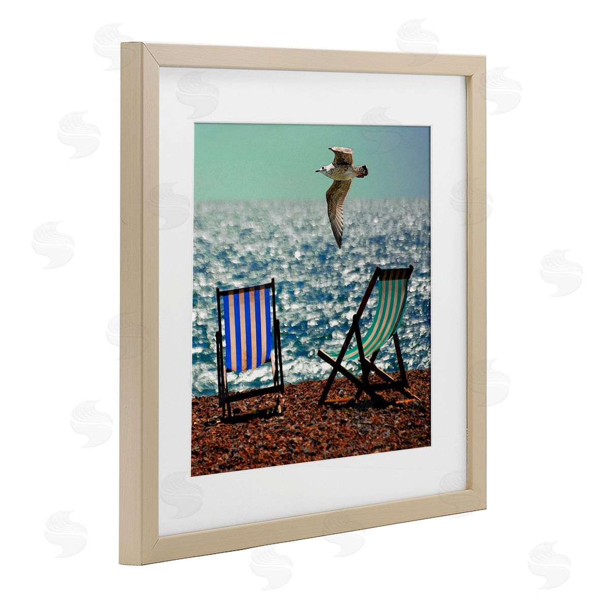 Marcus Prime Glorious Flight Beach Chairs Canvas Wall Art Print