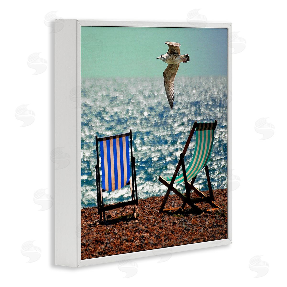 Marcus Prime Glorious Flight Beach Chairs Canvas Wall Art Print