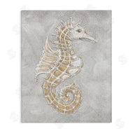 Patti Bishop | Grey Seahorse Drawing