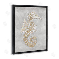 Patti Bishop | Grey Seahorse Drawing