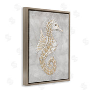 Patti Bishop | Grey Seahorse Drawing