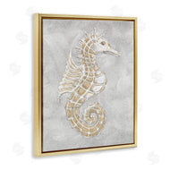 Patti Bishop | Grey Seahorse Drawing