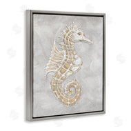 Patti Bishop | Grey Seahorse Drawing