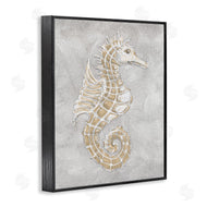 Patti Bishop | Grey Seahorse Drawing