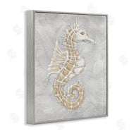 Patti Bishop | Grey Seahorse Drawing