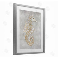 Patti Bishop | Grey Seahorse Drawing
