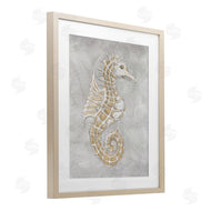 Patti Bishop | Grey Seahorse Drawing