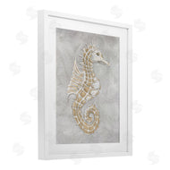 Patti Bishop | Grey Seahorse Drawing