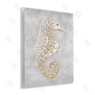 Patti Bishop | Grey Seahorse Drawing