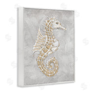 Patti Bishop | Grey Seahorse Drawing