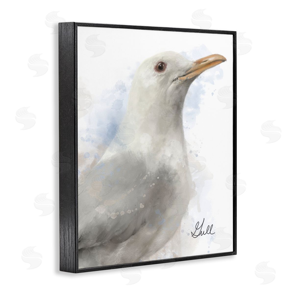 Matthew Piotrowicz Coastal Seagull Portrait Canvas Wall Art Print