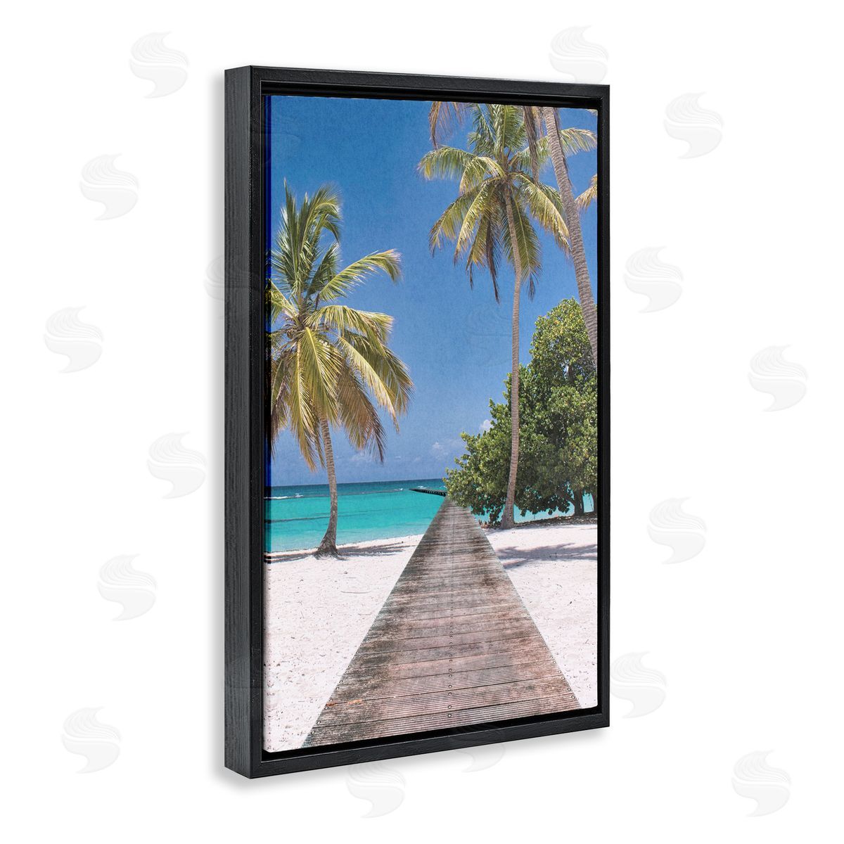 Marcus Prime Pristine Morning Tropical Coast Canvas Wall Art Print