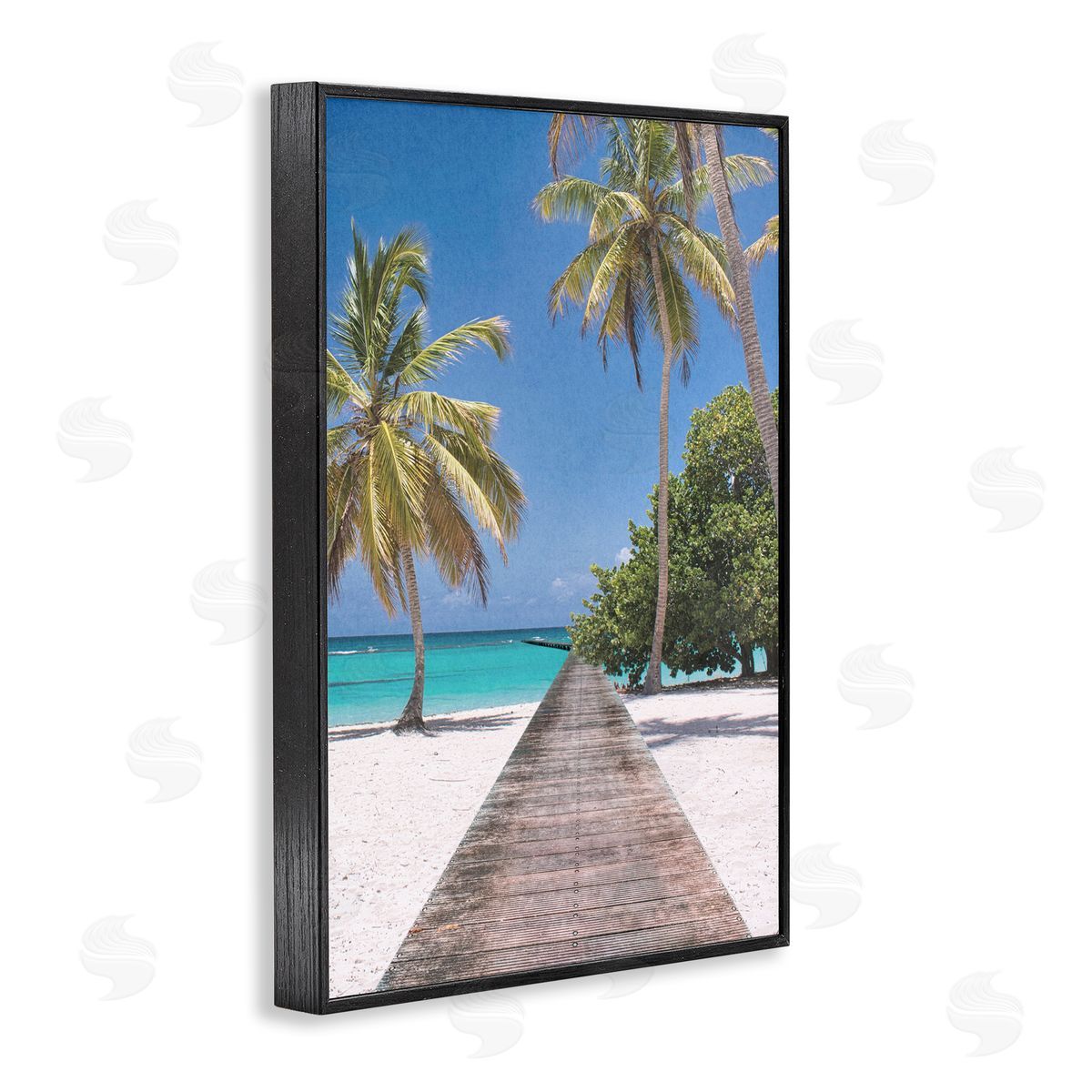 Marcus Prime Pristine Morning Tropical Coast Canvas Wall Art Print