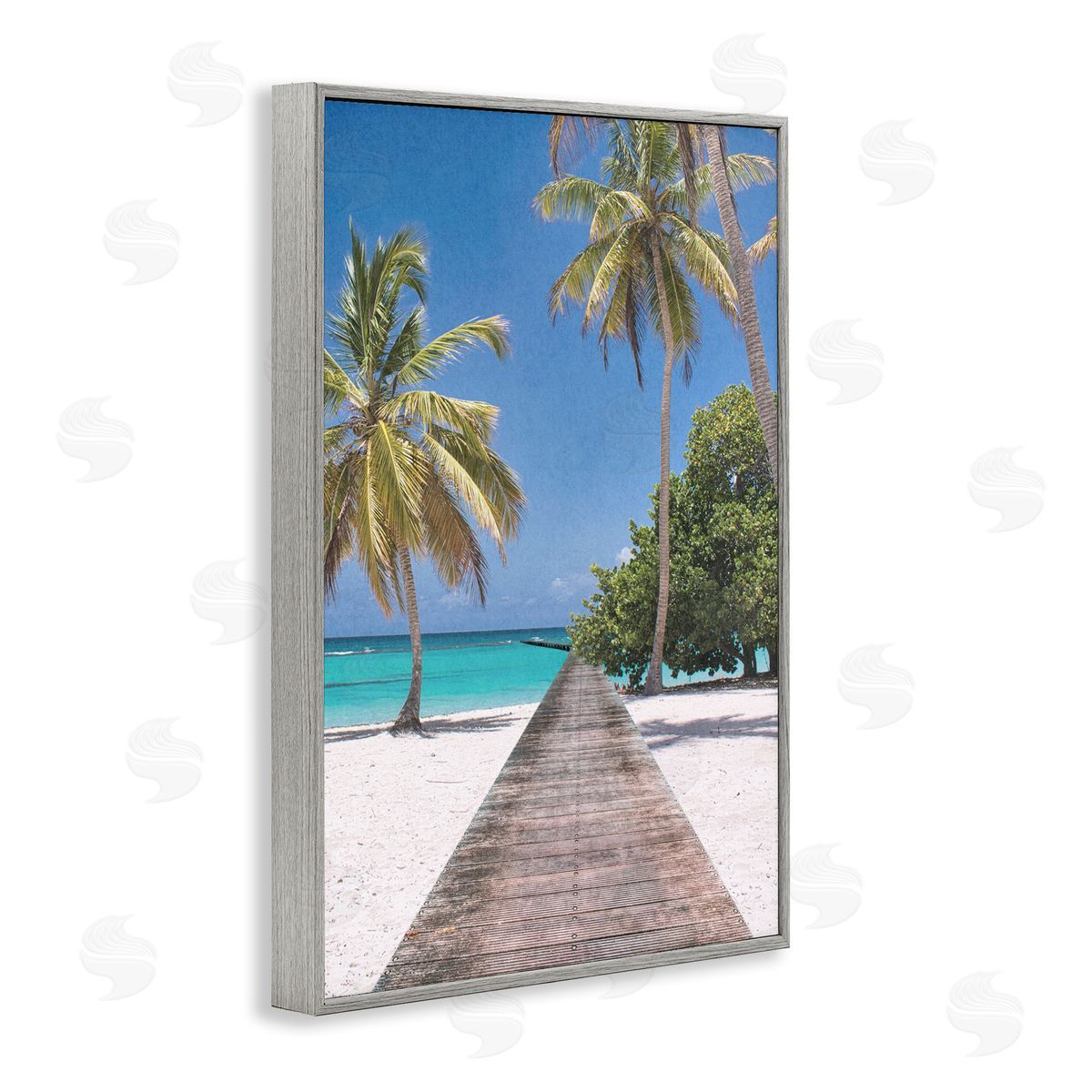 Marcus Prime Pristine Morning Tropical Coast Canvas Wall Art Print