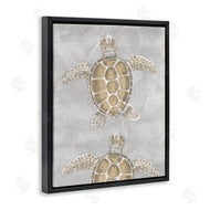 Patti Bishop | Grey Sea Turtles Drawing