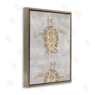 Patti Bishop | Grey Sea Turtles Drawing
