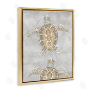 Patti Bishop | Grey Sea Turtles Drawing