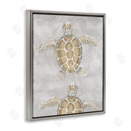 Patti Bishop | Grey Sea Turtles Drawing