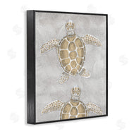 Patti Bishop | Grey Sea Turtles Drawing
