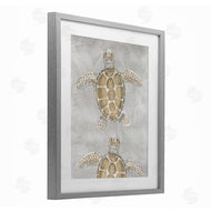 Patti Bishop | Grey Sea Turtles Drawing