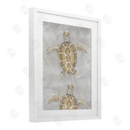 Patti Bishop | Grey Sea Turtles Drawing