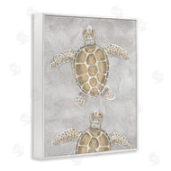 Patti Bishop | Grey Sea Turtles Drawing