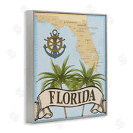 Marcus Prime | Florida Map Palm Trees
