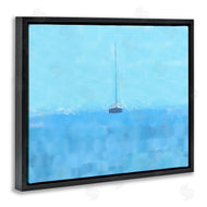 Jeff Pica | Lonely Boat Blue Ocean