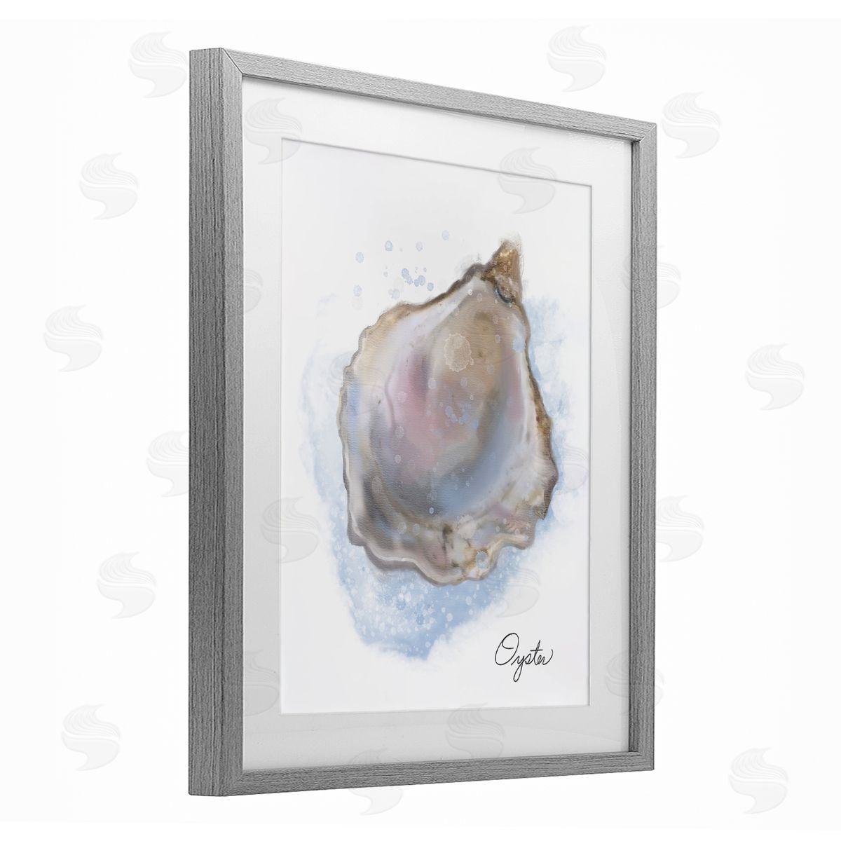 Matthew Piotrowicz Coastal Seafood Oyster Canvas Wall Art Print