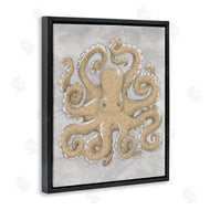 Patti Bishop | Grey Octopus Drawing