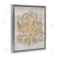 Patti Bishop | Grey Octopus Drawing