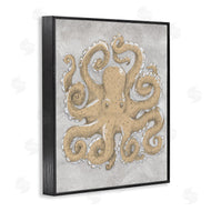 Patti Bishop | Grey Octopus Drawing