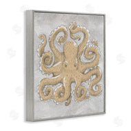 Patti Bishop | Grey Octopus Drawing
