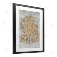 Patti Bishop | Grey Octopus Drawing