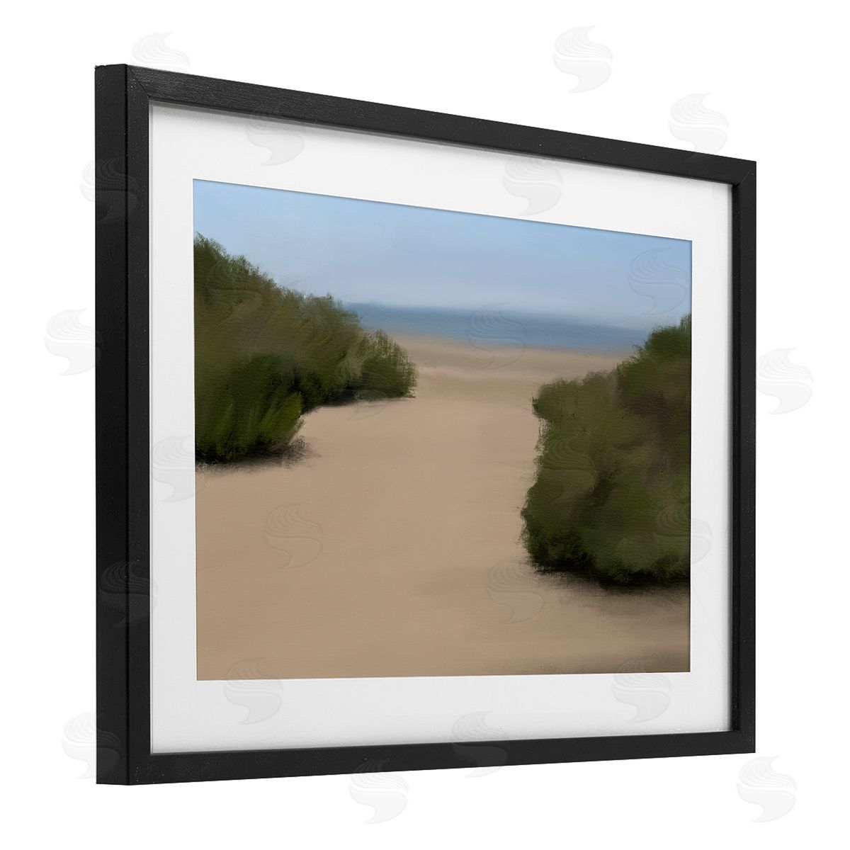 Matthew Piotrowicz Long Beach Path Canvas Wall Art Print