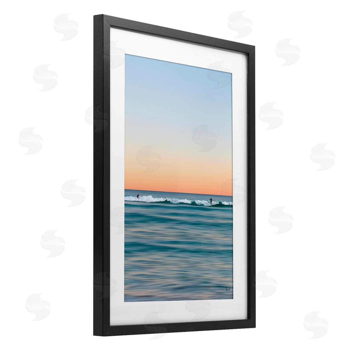 Renel Peters Unrivalled Surfers Catching Waves Canvas Wall Art Print