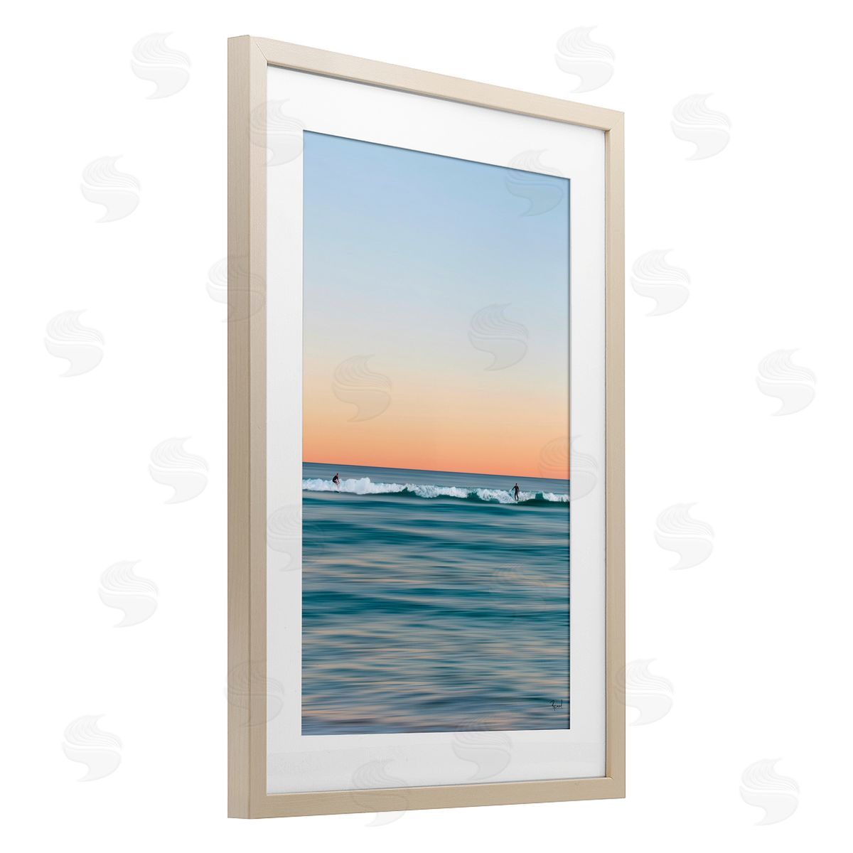 Renel Peters Unrivalled Surfers Catching Waves Canvas Wall Art Print