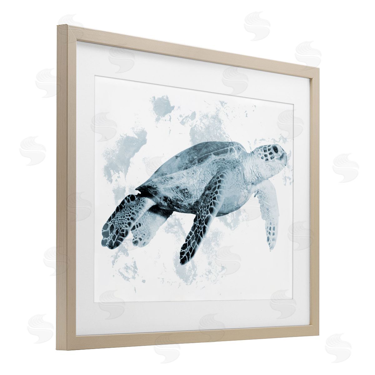 Marcus Prime Weathered Sea Turtle Canvas Wall Art Print