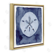 Patti Bishop | Sand Dollar over Indigo