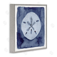 Patti Bishop | Sand Dollar over Indigo