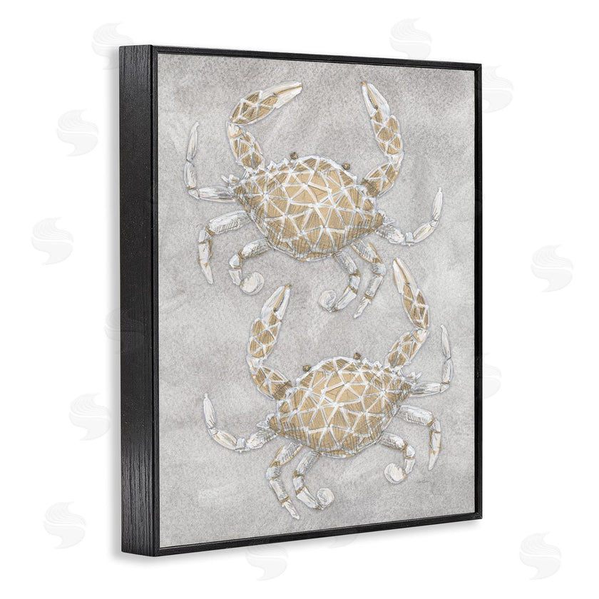 Patti Bishop | Grey Crabs Drawing