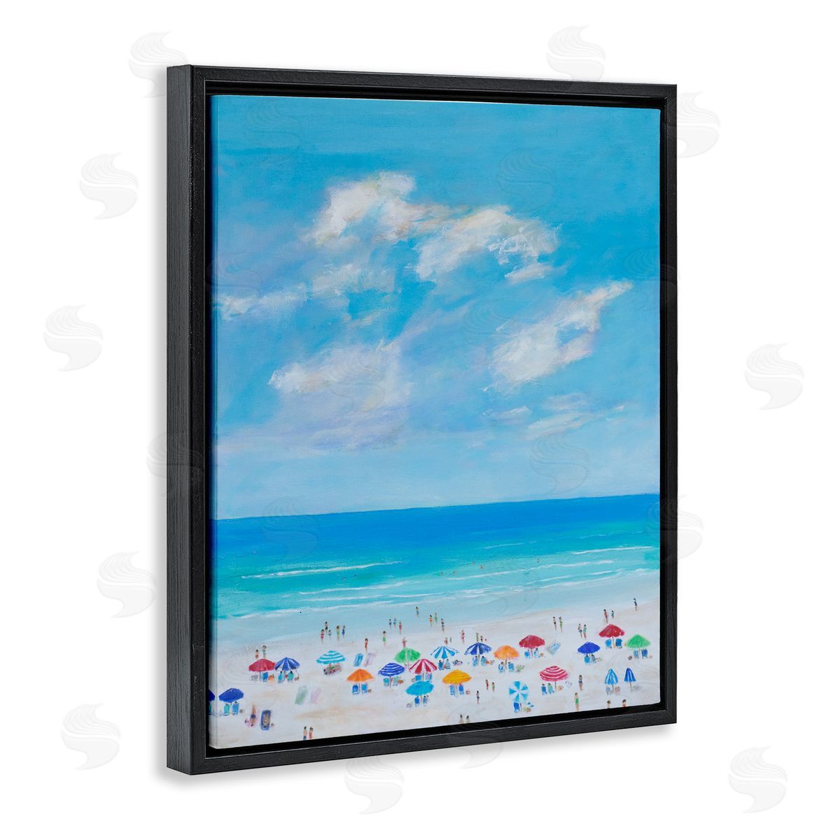 S.H. Kahn Summer Breeze Over Beach Canvas Wall Art Print