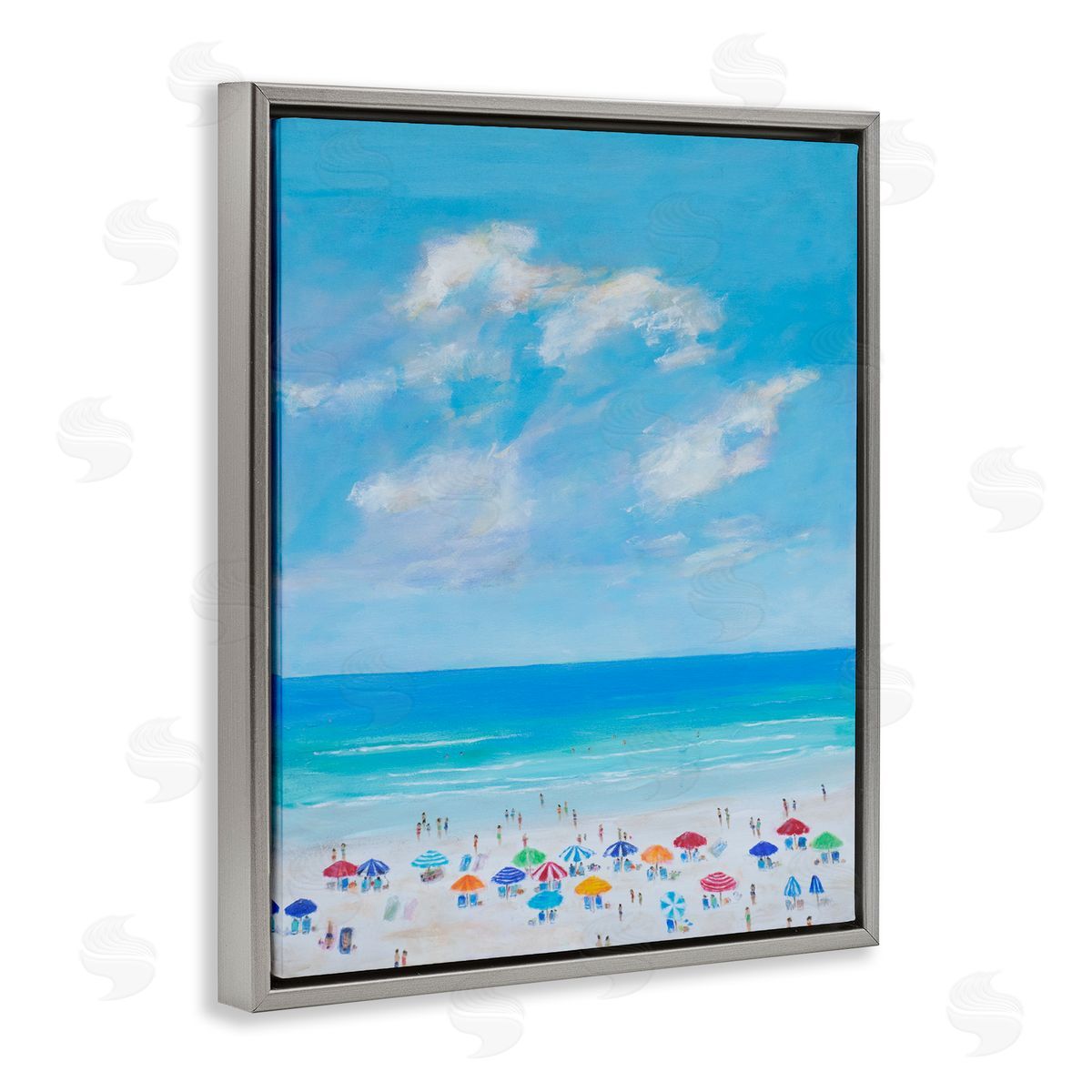 S.H. Kahn Summer Breeze Over Beach Canvas Wall Art Print