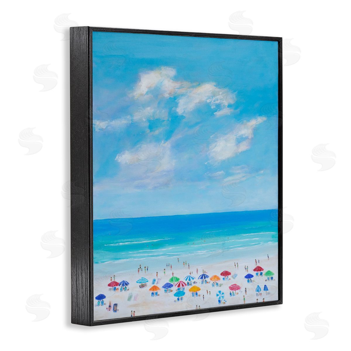S.H. Kahn Summer Breeze Over Beach Canvas Wall Art Print