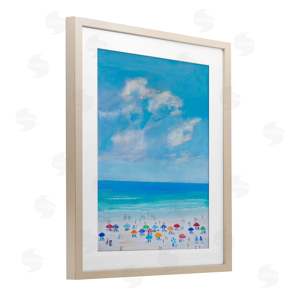 S.H. Kahn Summer Breeze Over Beach Canvas Wall Art Print